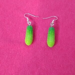 Pierced Pickle Earrings